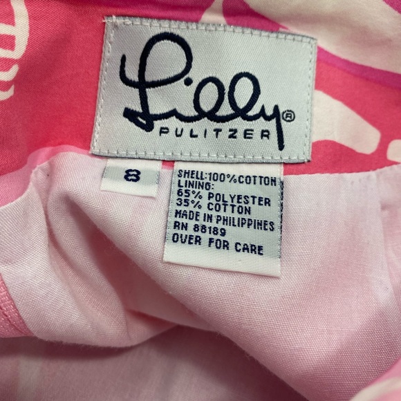 Lilly Pulitzer Pink Zebra Pencil Skirt Size 8 - Picture 2 of 6